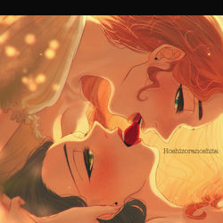 This is a pixiv picture whose title is 百合.