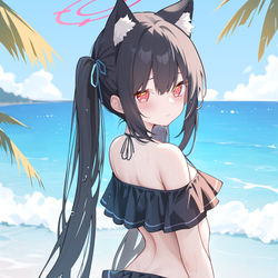 This is a pixiv picture whose title is セリカ水着.