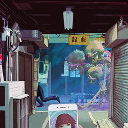 This is a pixiv picture whose title is 御神酒.