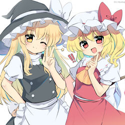 This is a pixiv picture whose title is フラまり(リメイク).
