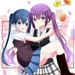 This is a pixiv picture whose title is りぜちゃんとあやちゃん☆.