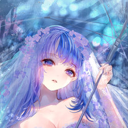 This is a pixiv picture whose title is 梅雨のイラストまとめ☔.