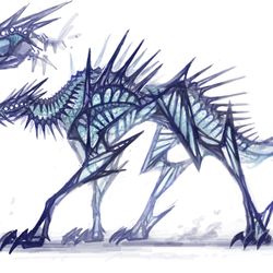 This is a pixiv picture whose title is ティンダロスの猟犬.