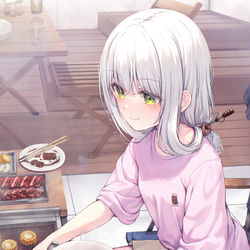 This is a pixiv picture whose title is BBQ.