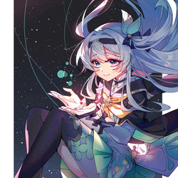 This is a pixiv picture whose title is 微かな光.