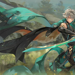 This is a pixiv picture whose title is 引剑风生.