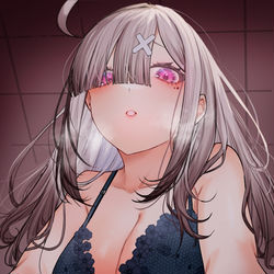 This is a pixiv picture whose title is 「……いいかな？」.