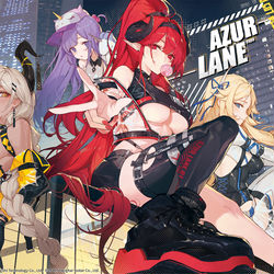 This is a pixiv picture whose title is azurlane anime expo.