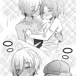 This is a pixiv picture whose title is ガールズバンドクライ.