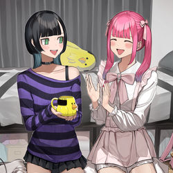 This is a pixiv picture whose title is 大人になっても誕生日を祝ってくれる地雷系のお友達.