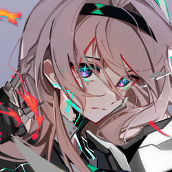 This is a pixiv picture whose title is “你真该改掉玩弄猎物的习惯，卡芙卡”.