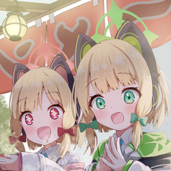 This is a pixiv picture whose title is モモミドアニメ登場記念.
