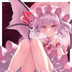 This is a pixiv picture whose title is 永遠に紅い幼き月.