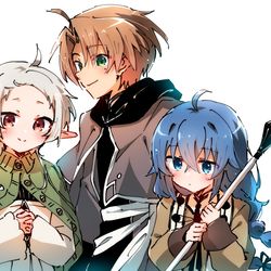 This is a pixiv picture whose title is 無職転生Ⅱ ～異世界行ったら本気だす～ 第2期第2クール.