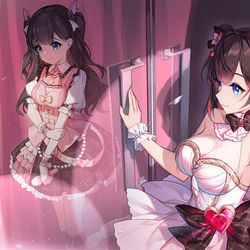 This is a pixiv picture whose title is 过去和现在.