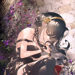 This is a pixiv picture whose title is Sleeping Beauty.