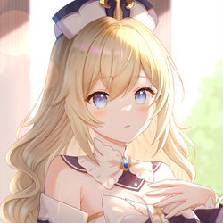 This is a pixiv picture whose title is 髪下ろしバーバラ.