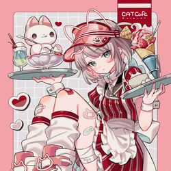 This is a pixiv picture whose title is ねこねこ.