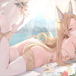 This is a pixiv picture whose title is セイア　「せ、セクシーセイアですまない…///」.