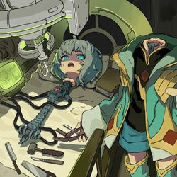 This is a pixiv picture whose title is だめだめ、作業中だよ！.