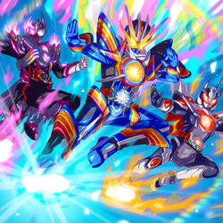 This is a pixiv picture whose title is 虹の祝福.