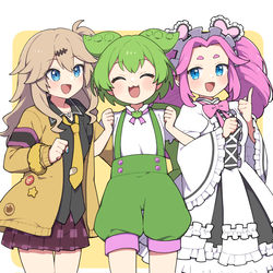 This is a pixiv picture whose title is なかよしなのだ🫛.