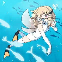 This is a pixiv picture whose title is 「skeb」ダイバールナチャイルド.