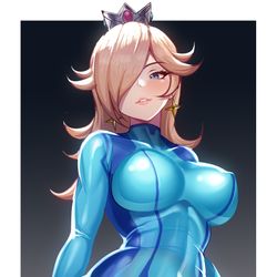 This is a pixiv picture whose title is ゼロスーツロゼッタさん.
