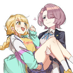 This is a pixiv picture whose title is お姫様抱っこ💜.