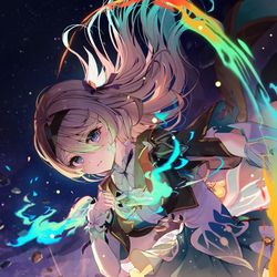 This is a pixiv picture whose title is ホタル.