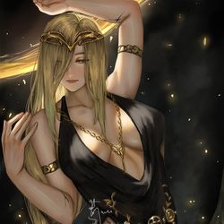 This is a pixiv picture whose title is 女王マリカ.