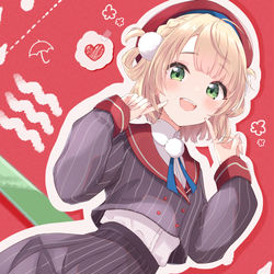 This is a pixiv picture whose title is look at me.