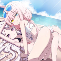 This is a pixiv picture whose title is 水着.