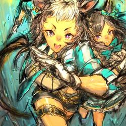 This is a pixiv picture whose title is メジロライアン.