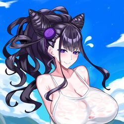 This is a pixiv picture whose title is 紫式部.