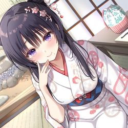 This is a pixiv picture whose title is 許嫁の箱入りお嬢様は、あなたにすべてを尽くしたい.
