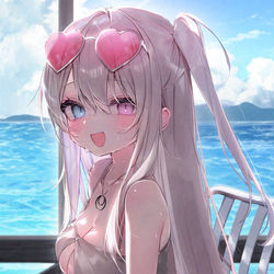 This is a pixiv picture whose title is skeb commission.