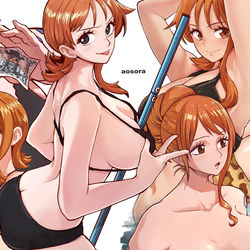 This is a pixiv picture whose title is ナミ　詰め合わせ２.