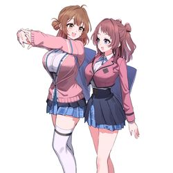 This is a pixiv picture whose title is 花海姉妹.