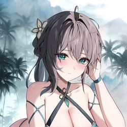 This is a pixiv picture whose title is Ruan Mei🌿.