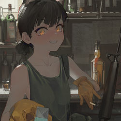 This is a pixiv picture whose title is Jungle Tower hidden booze stash.