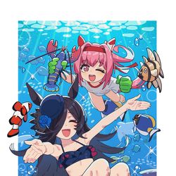 This is a pixiv picture whose title is Rice & Urara.