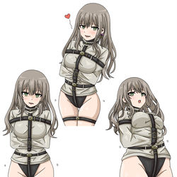 This is a pixiv picture whose title is ワルっぽいお嬢様と拘束衣.