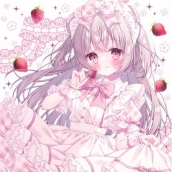 This is a pixiv picture whose title is 🍓🎀.