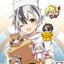 This is a pixiv picture whose title is ありがとうビボノピザ.