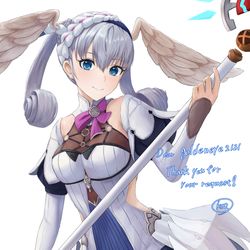 This is a pixiv picture whose title is Skeb絵.