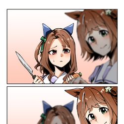 This is a pixiv picture whose title is おろおろキングとそっちのけクラフト.