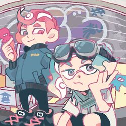 This is a pixiv picture whose title is 1周年.