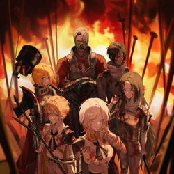 This is a pixiv picture whose title is N사.