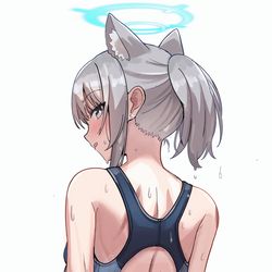 This is a pixiv picture whose title is 砂狼シロコ.